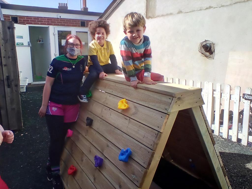 Our New Climbing Wall